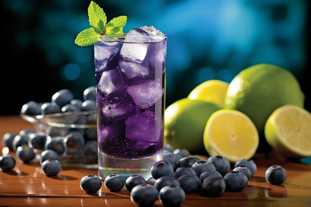 Icy Blueberry Delight, bevanda fresca e energizzante