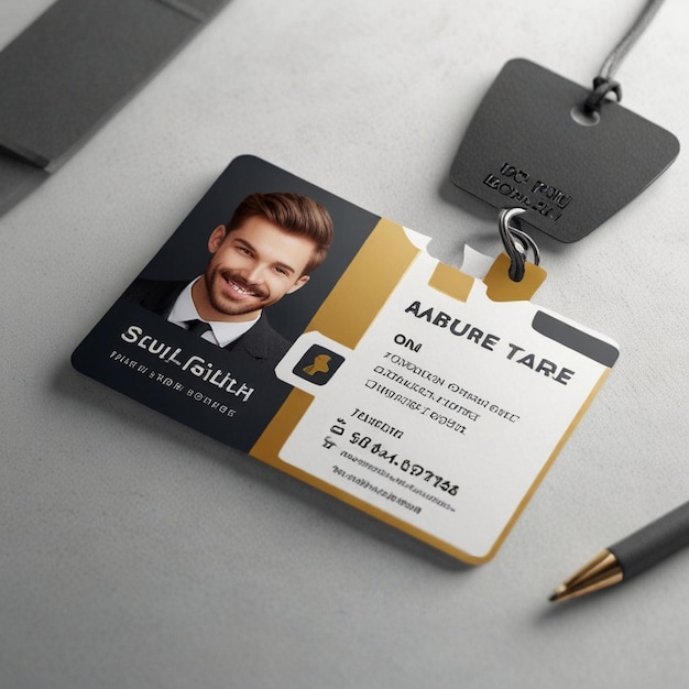 ID Card Mockup generato da AI