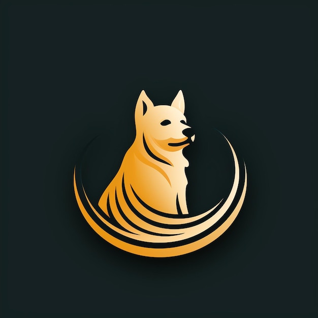 idee di design del logo del cane logo del cane