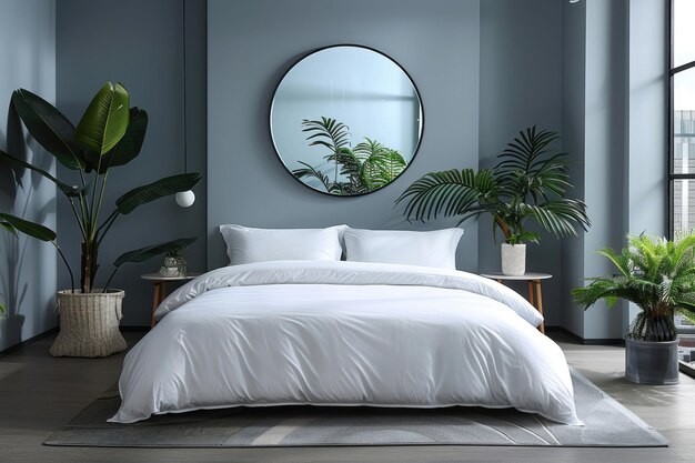 idee di ispirazione per l'interno di una camera da letto moderna e minimalista