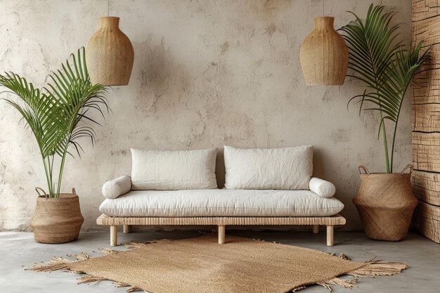 idee di ispirazione per lo stile di decorazione di un divano moderno minimalista