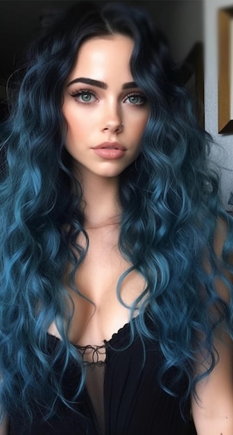 Idee per il colore dei capelli blu per le donne da provare quest'anno