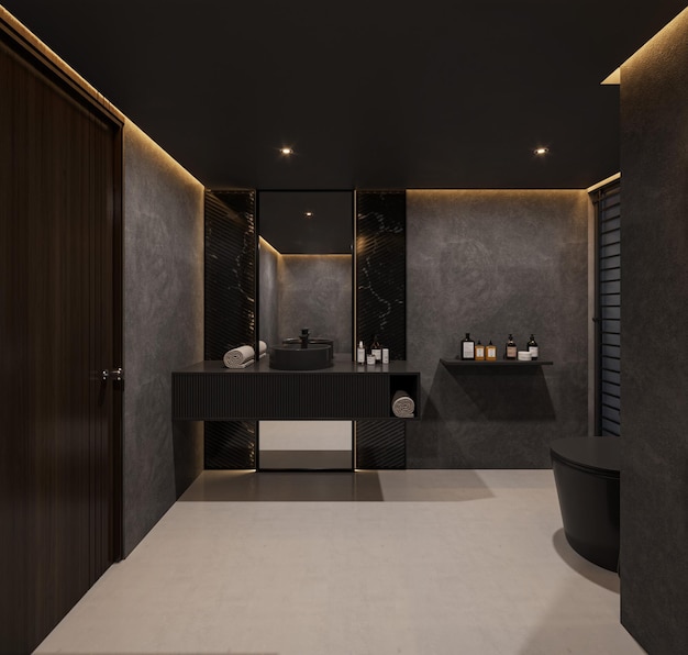 Idee per interni bagno moderno chic e contemporaneo per un look rinfrescante