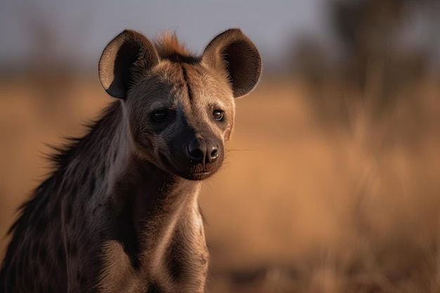 Iena bruna Hyaena brunnea Deserto Kalahari Sud Africa