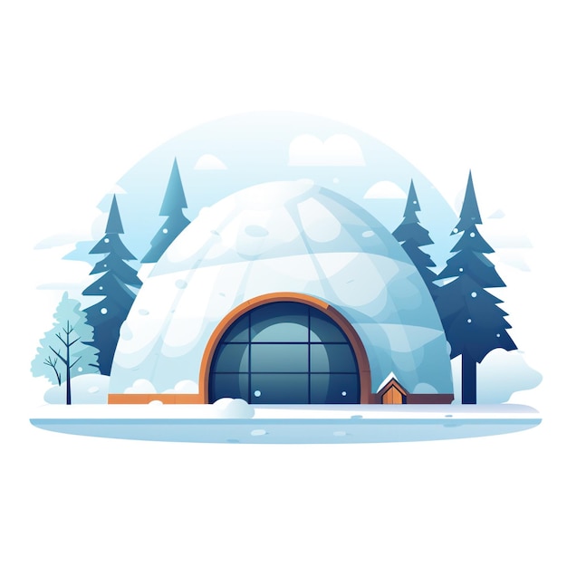 igloo png in stile illustrazione