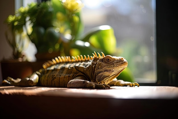 Iguana accattivante