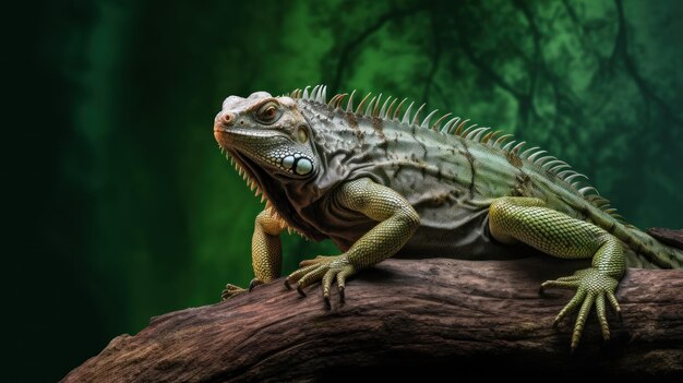 Iguana verde