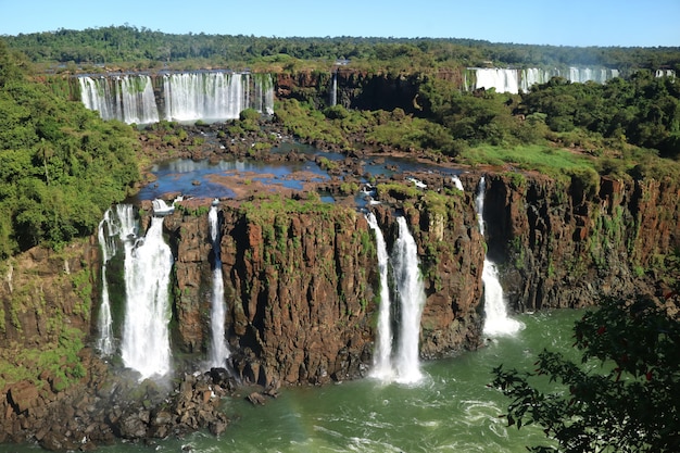 Iguazu cade dal lato brasiliano, Foz do Iguacu, Brasile