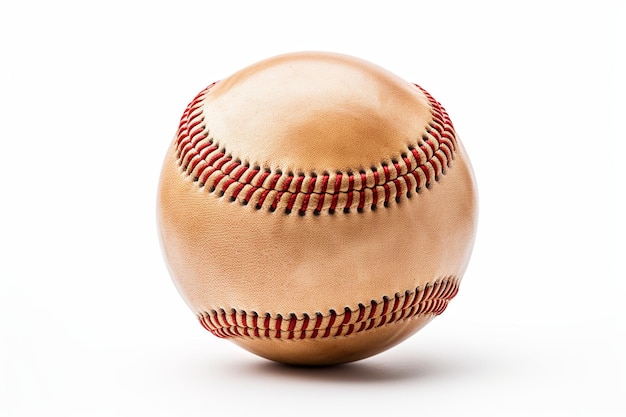 Il baseball isolato su uno sfondo bianco