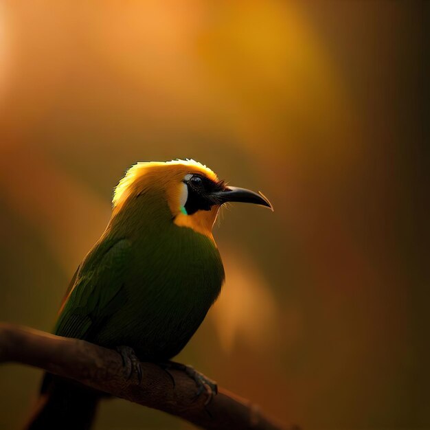 Il Beeeater Arcobaleno a mezz'aria, una brillante striscia di colori contro il cielo azzurro