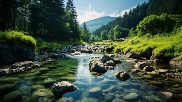 Il bellissimo sfondo del paesaggio