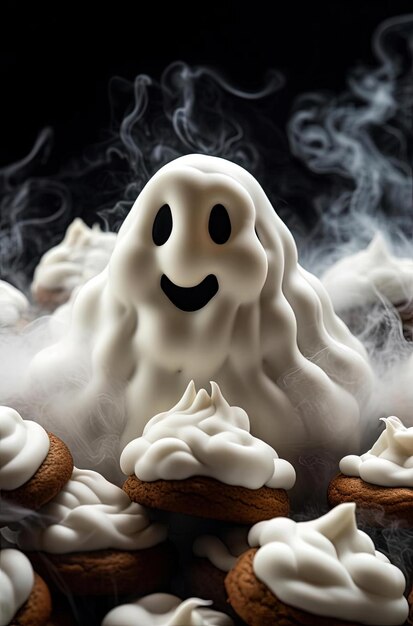 Il biscotto fantasma di Halloween.