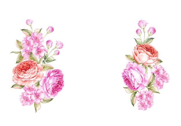 Il bouquet di fiori primaverili.