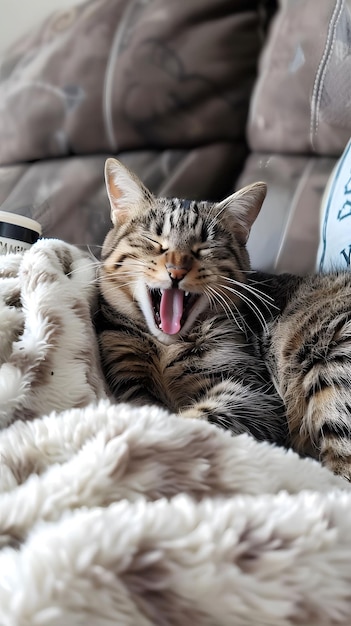 Il caffè mattutino addormentato