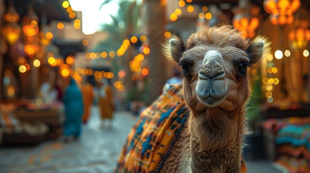 Il cammello è un simbolo del sacrificio rituale islamico di Eid alAdha il simbolo di Eid elAdha o Eid ulKabir