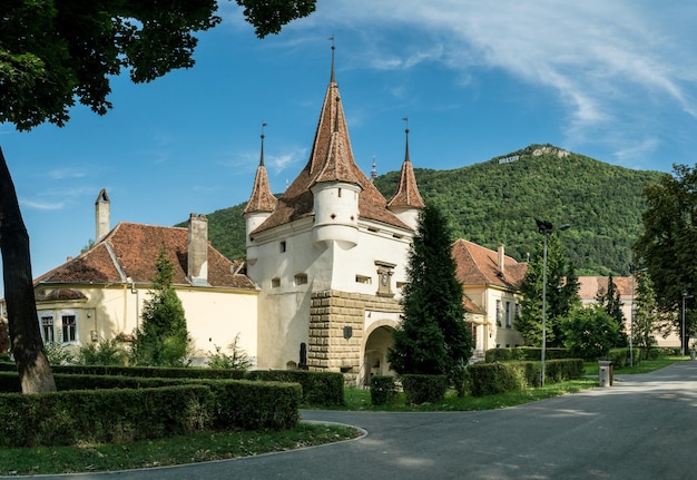 Il cancello di Caterina nella città vecchia Brasov Transilvania Romania