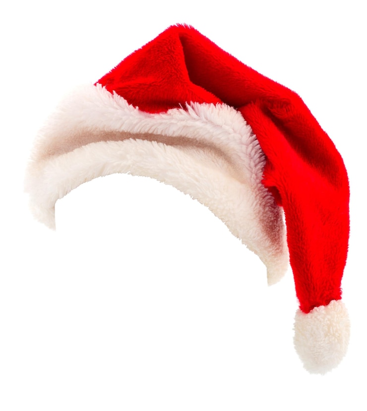 Foto il cappello rosso di babbo natale