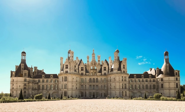 Il castello Chambord nella Valle della Loira Francia Costruito nel 15191547