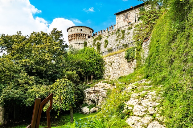 Il castello di Brescia in Lombardia, Italia