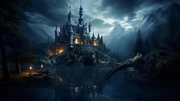 Il castello mistico della notte