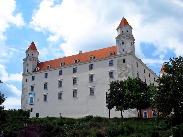 Il castello nella città di Bratislava, Slovacchia