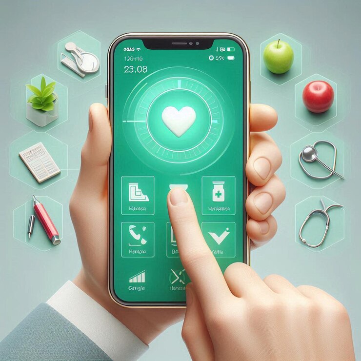 il cellulare è tenuto in mano