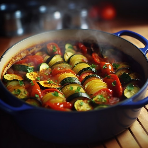 Il cibo in cucina Ratatouille