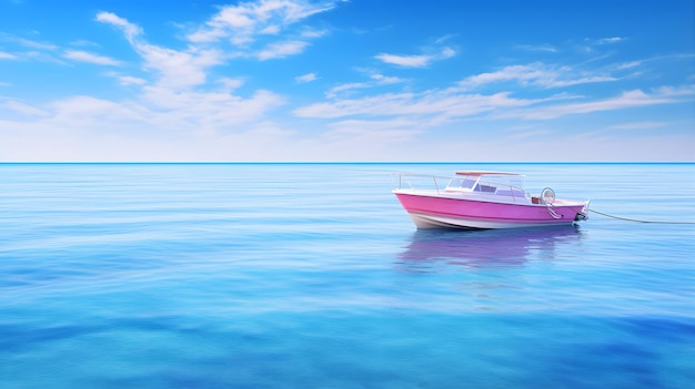 il cielo luminoso e il mare azzurro