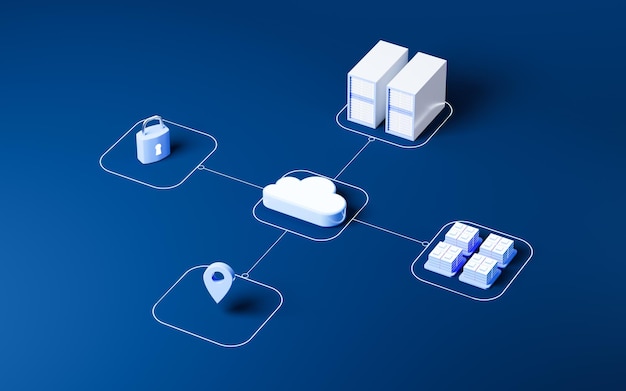 Il cloud computing viene applicato alla crittografia della posizione e al rendering 3D dei server