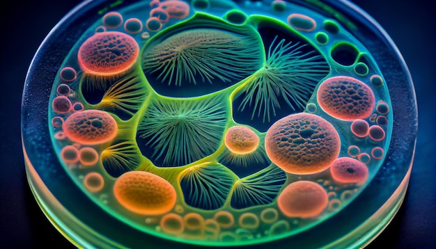 Il colorato mondo microscopico rivela la diversità cellulare generata dall'intelligenza artificiale