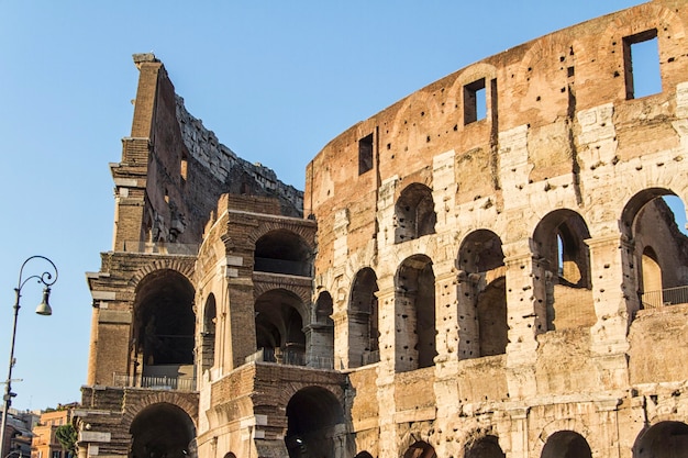 Il Colosseo di Roma, Italia