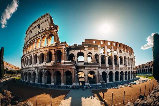 Il colosseo è un colosseo romano.