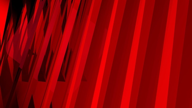 Il computer 3D dell'illustrazione del fondo di arte astratta rende la superficie rossa strutturata stilizzata