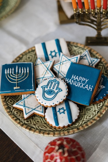 Il concetto di Hanukkah felice