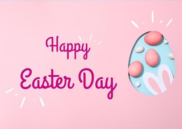 Il concetto di Pasqua di Happy Easter Happy Easter design