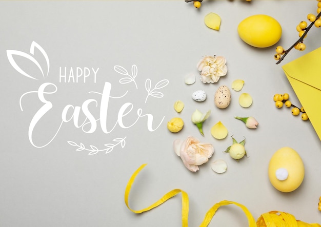 Il concetto di Pasqua di Happy Easter Happy Easter design