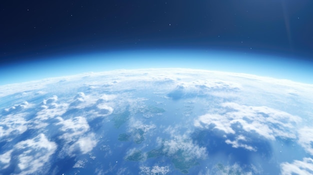 Il concetto di proteggere il pianeta e salvare il pianeta Ozone Day Generative AI