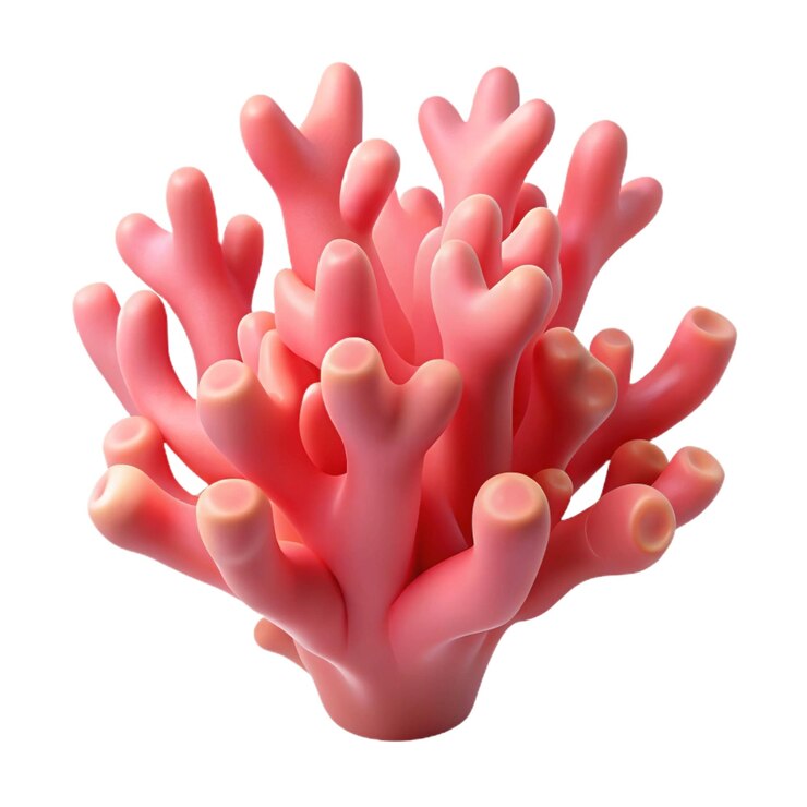 Il corallo in elemento 3D