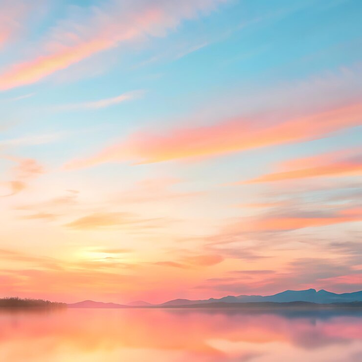Il crepuscolo radiante La bellezza colorata del crepuscolo
