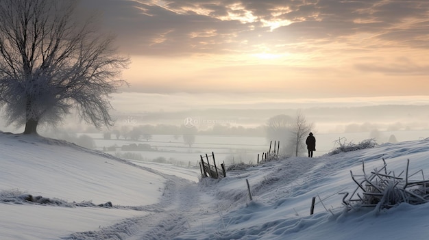 Il delicato tocco dell'inverno