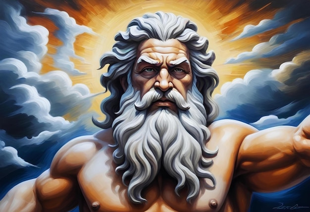 il disegno annoiato di Zeus