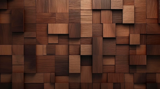 il disegno dei cubi di legno è fatto di legno