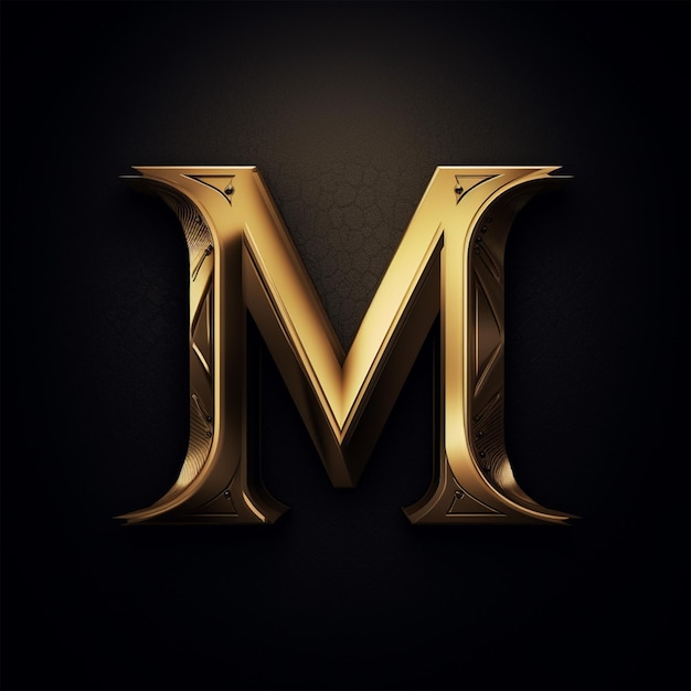 Il disegno del logo della lettera M