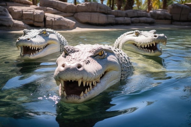 Il Dubai Crocodile Park mostra foto di alta qualità