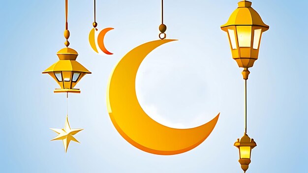 Il fascino del Ramadan Illustrazioni che portano fascino e bellezza