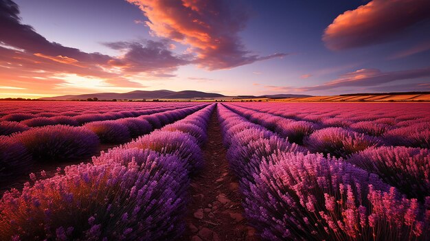 Il fascino della Provenza In Francia fioriscono in splendore infiniti campi di lavanda