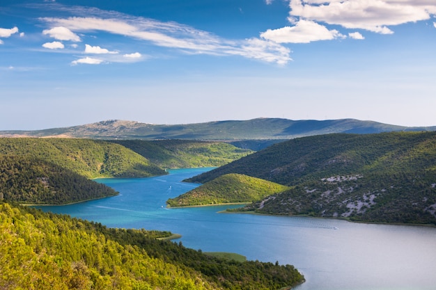 Il fiume Krka, in Croazia