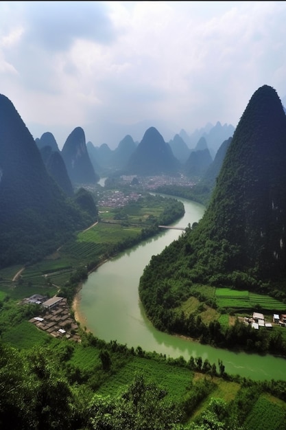 Il fiume Li è una popolare destinazione turistica in Cina.