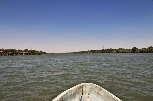 Il fiume Nilo vicino all'isola di Sai, Sudan