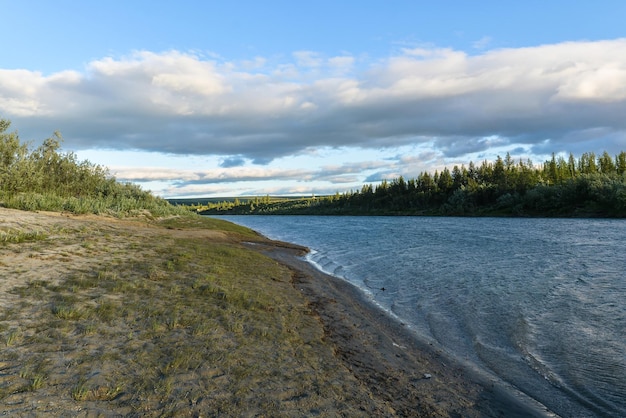 Il fiume Pike sulla penisola di Yamal